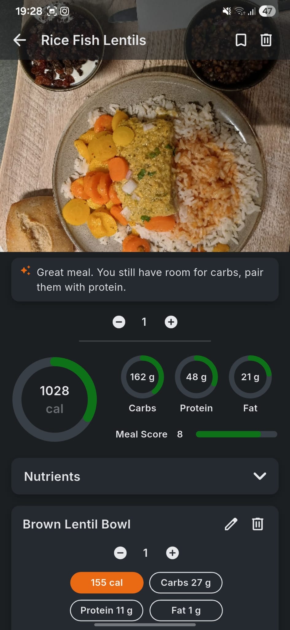 Ziko AI meal preview 1
