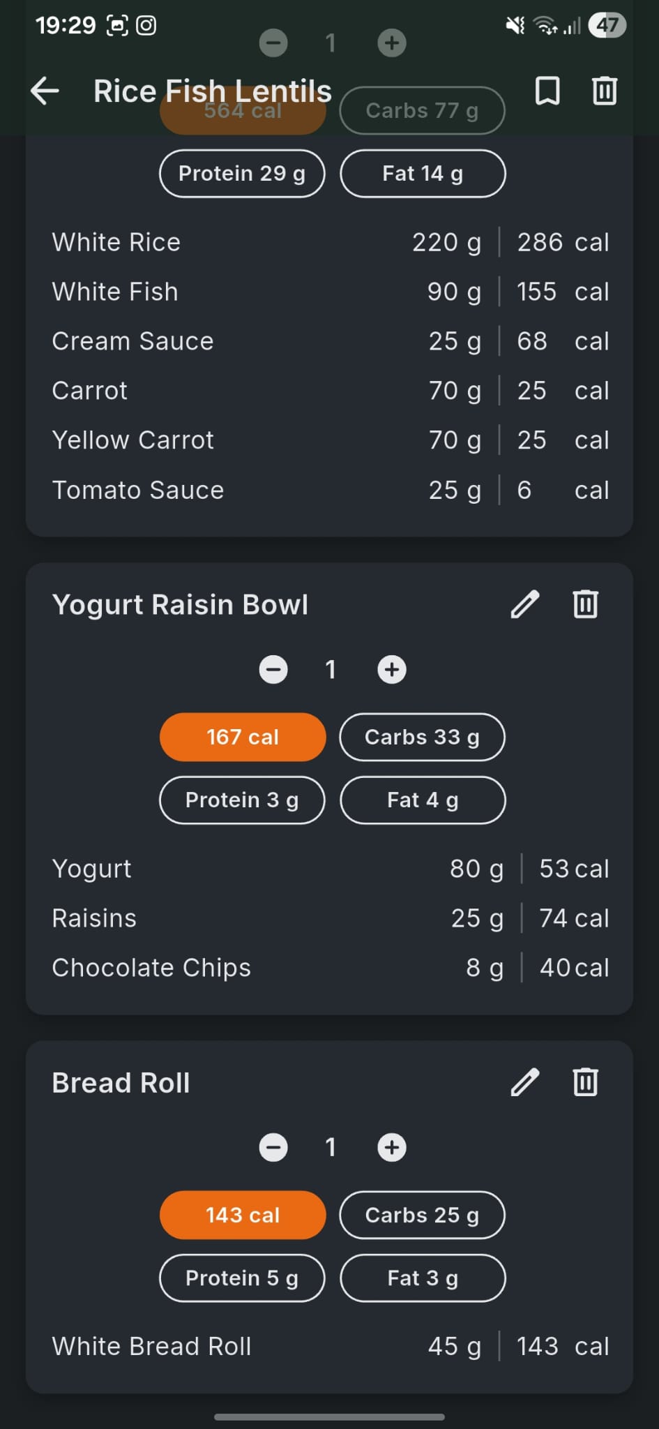 Ziko AI meal preview 2