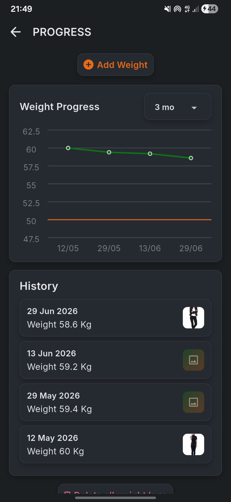 Ziko AI progress screen